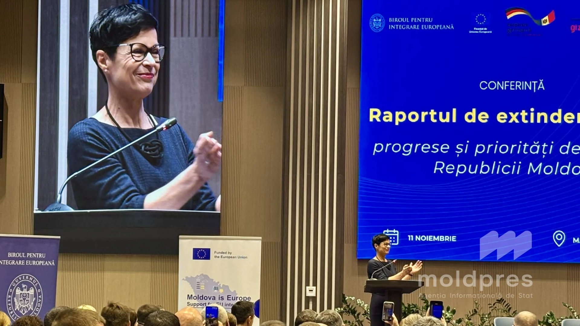 Raportul de extindere 2025. Marta Kos: „Voi ați câștigat în lupta cu Rusia. Kremlinul a cheltuit de la trei la patru sute de milioane de euro pentru a vă îndepărta”